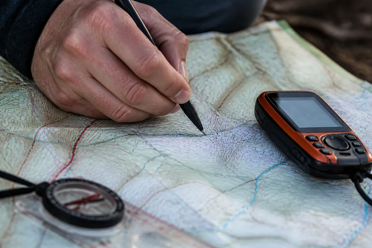Repérage de coordonnées GPS sur une carte IGN