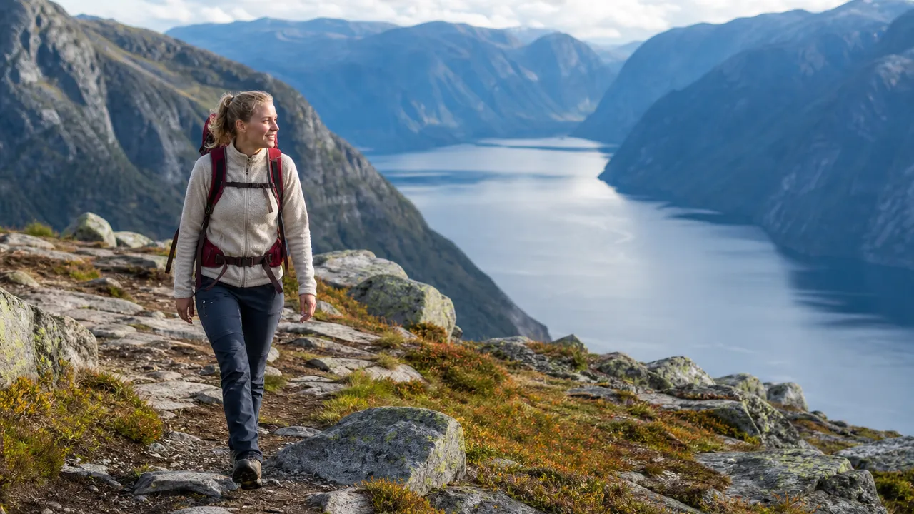 Rando en Norvège avec vue sur les fjords