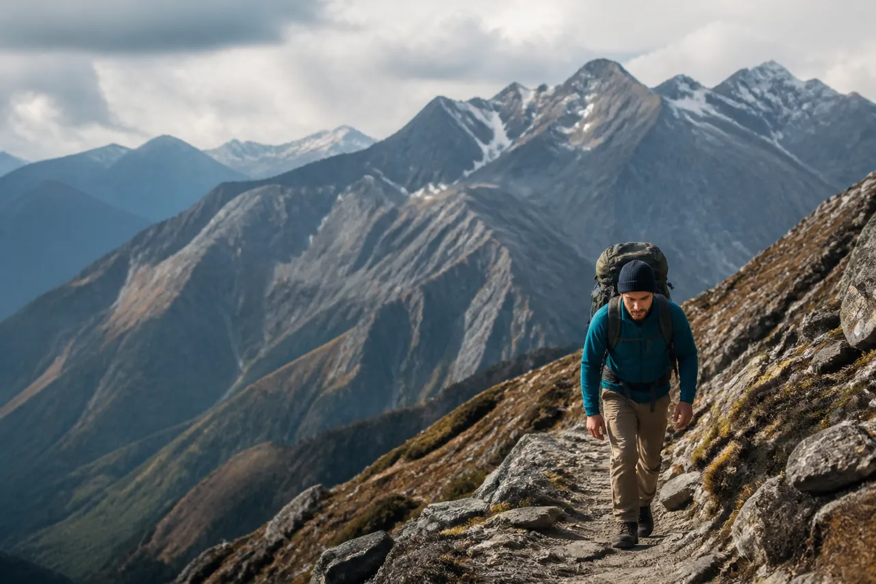 Sortie longue du GR20 avec sac lesté en montagne