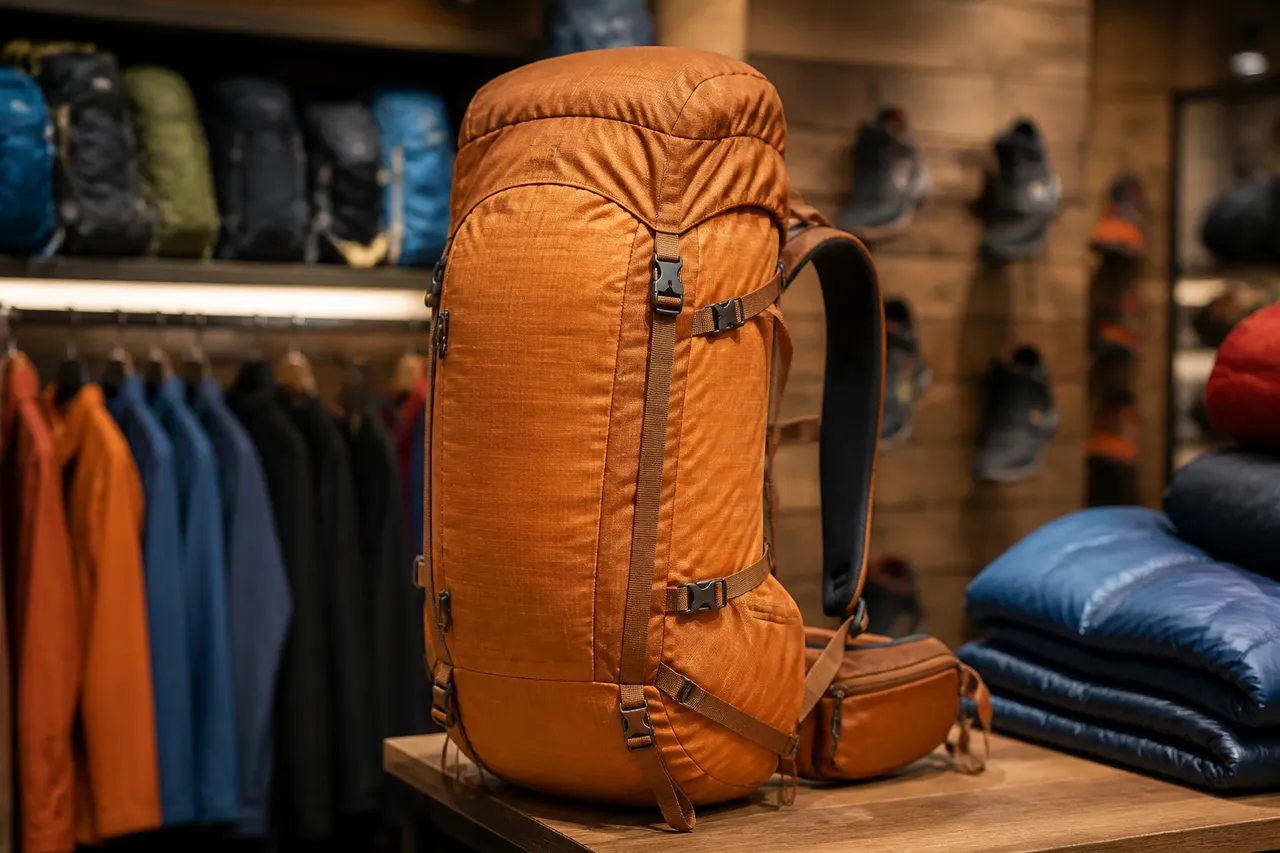 Sac à dos isotherme de randonnée en boutique outdoor